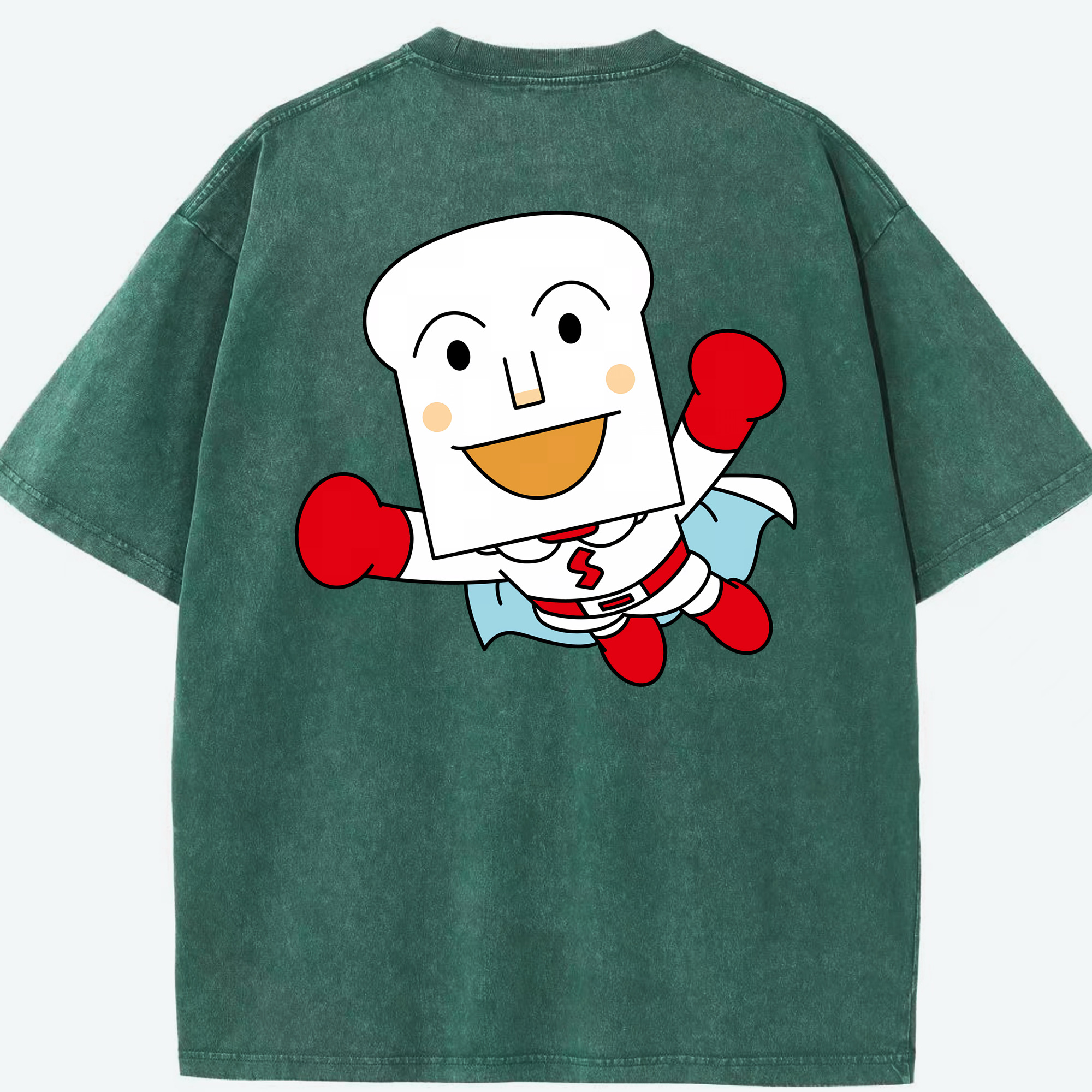 （画像用） アンパンマン Anpanman 綿100% ヴィンテージ風 半袖Tシャツ（背面プリント）